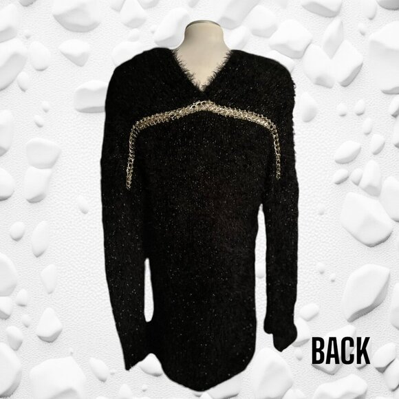 MELANIE LYNE GORGEOUS GOLD FLECK SOFT SWEATER - Picture 2 of 7